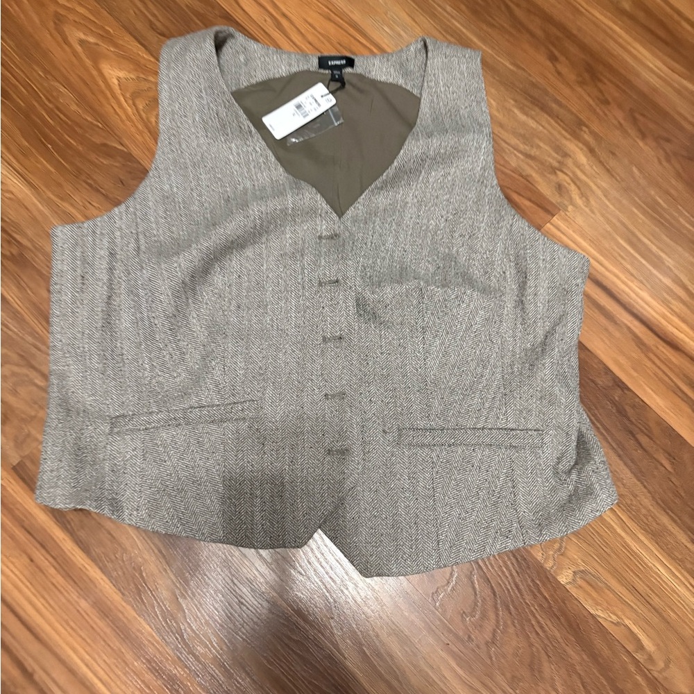 Express Gray Women's Vest